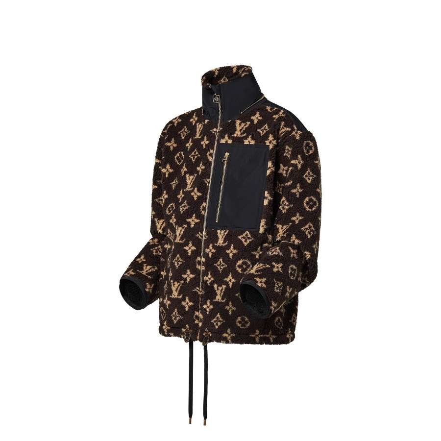 Women Louis Vuitton Coats And Jackets | Monogram Fleece Parka