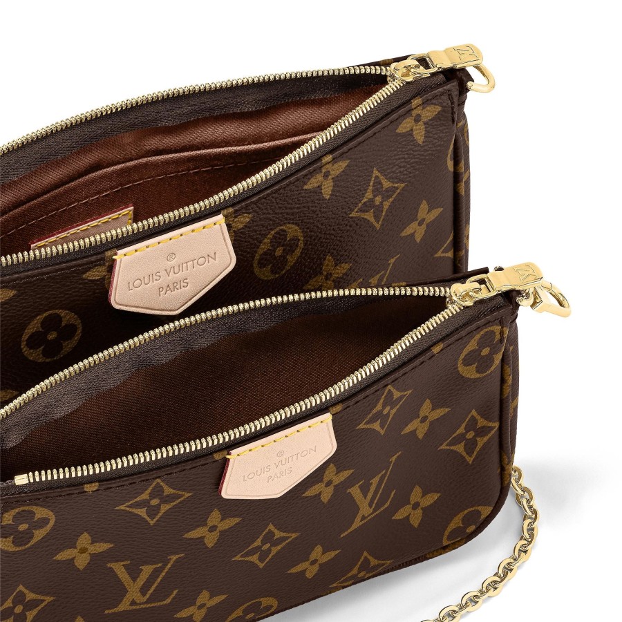 Women Louis Vuitton Iconic Monogram Bags | Multi Pochette Accessoires Khaki