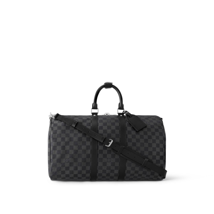 Men Louis Vuitton Travel Bags | Keepall Bandouliere 45