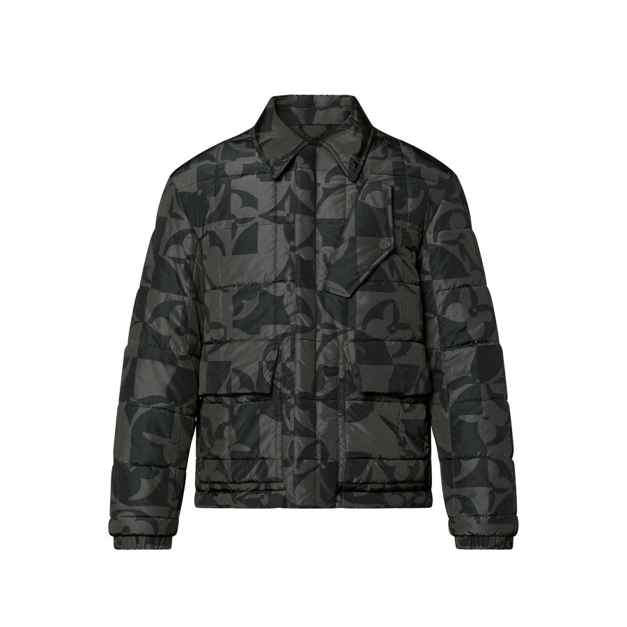 Men Louis Vuitton Coats And Outerwear | Monogram Flowers Quilted Blouson