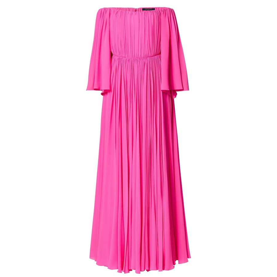 Women Louis Vuitton Dresses | Off-The-Shoulder Flare-Sleeve Gown