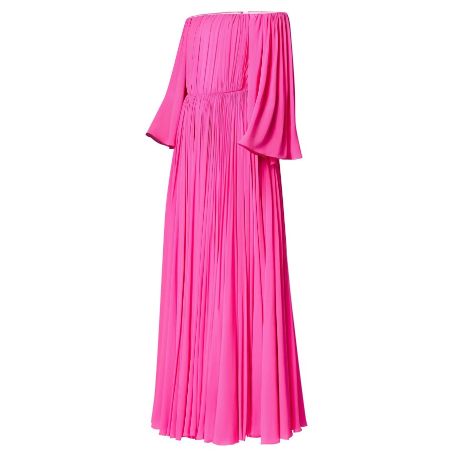 Women Louis Vuitton Dresses | Off-The-Shoulder Flare-Sleeve Gown