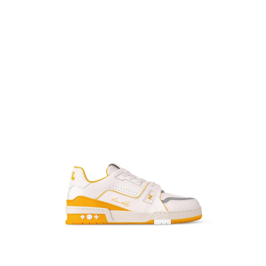 Women Louis Vuitton Sneakers | Lv Trainer Sneaker Yellow