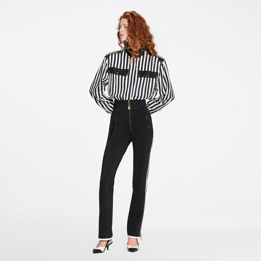 Women Louis Vuitton Pants | Graphic Accent Technical Jersey Pants