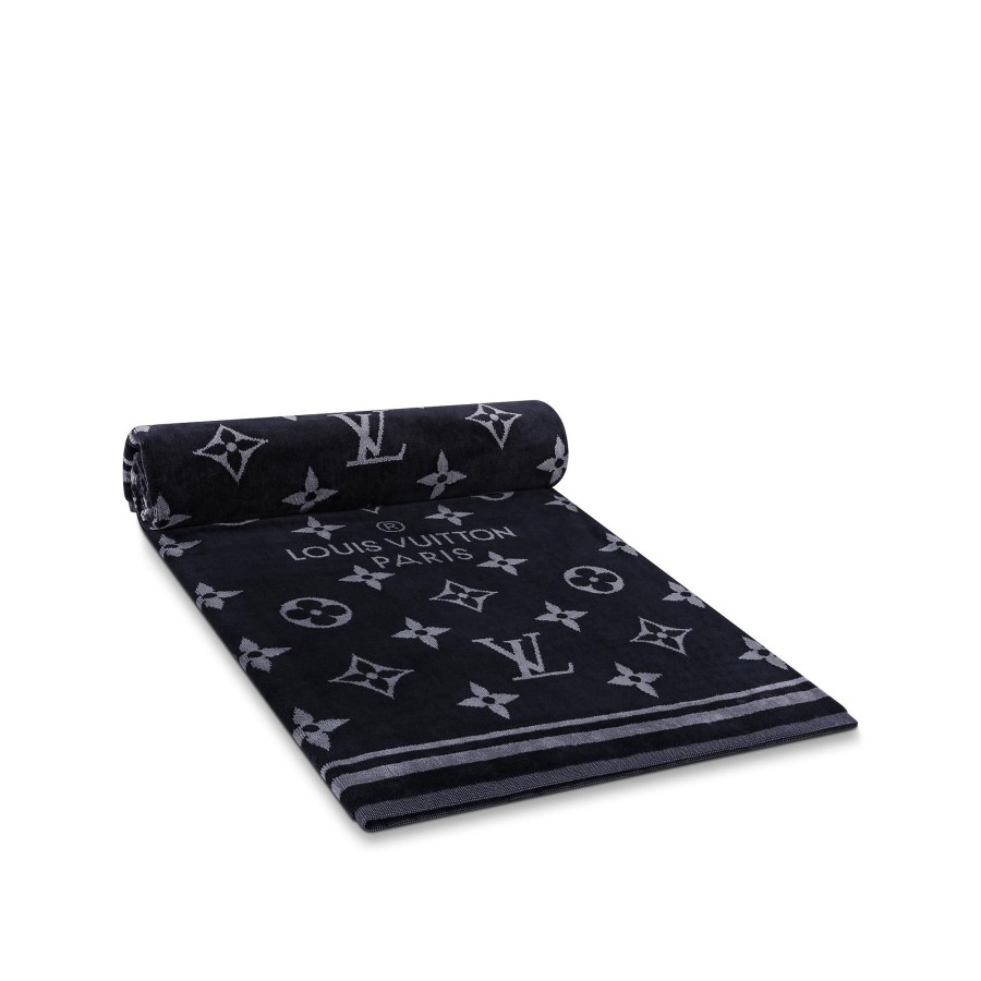 Men Louis Vuitton Home Textile | Monogram Eclipse Beach Towel