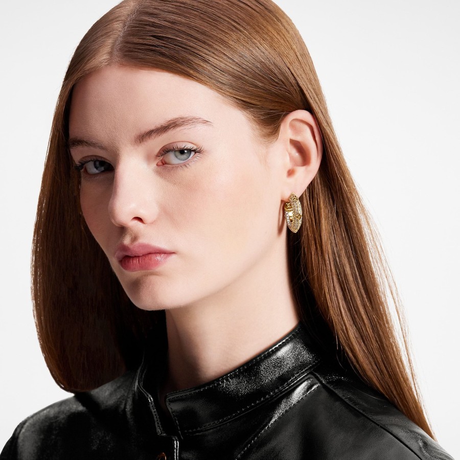 Women Louis Vuitton Earrings | Lv Crown Earrings