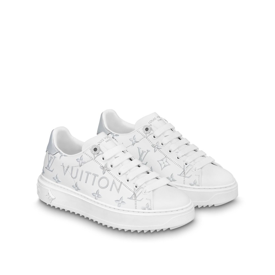 Women Louis Vuitton Sneakers | Time Out Sneaker Silver