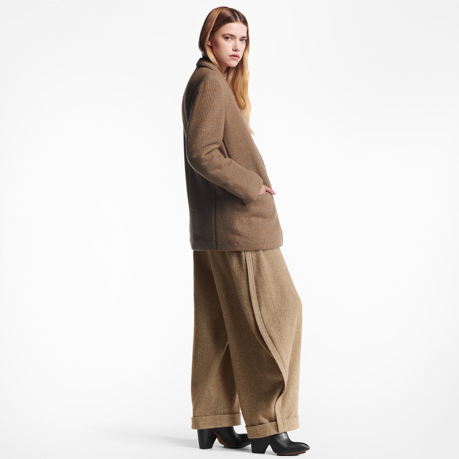 Women Louis Vuitton Pants | Herringbone Balloon Pants