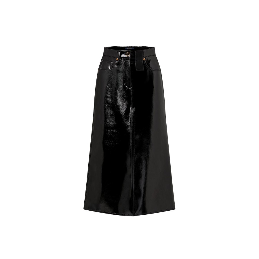 Women Louis Vuitton Skirts And Shorts | Crinkled Vinyl Midi Skirt