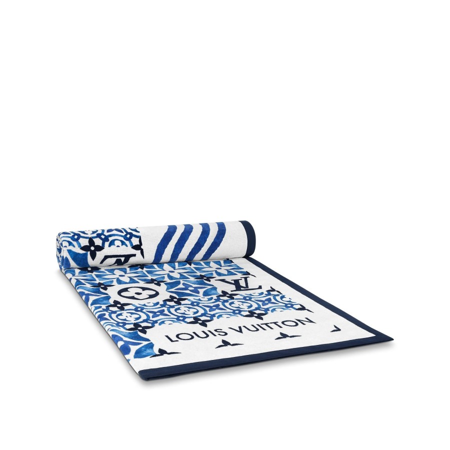 Women Louis Vuitton Home Textiles | Tile Mosaic Beach Towel