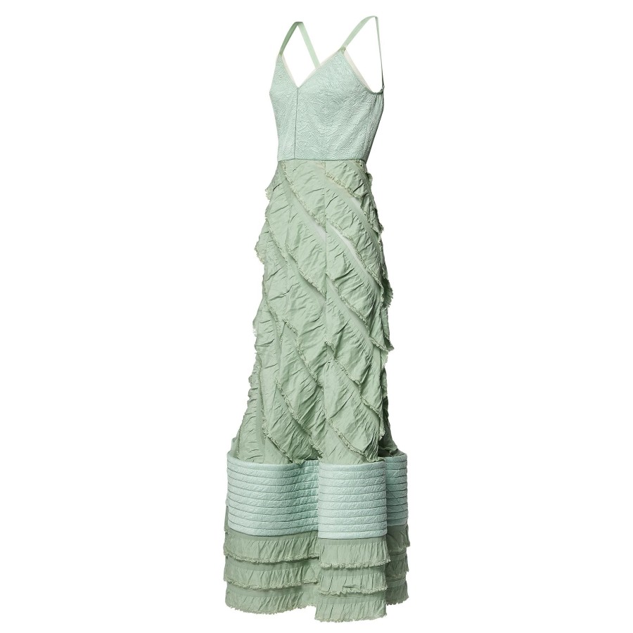 Women Louis Vuitton Dresses | Mermaid Hem Flounce Gown Etang