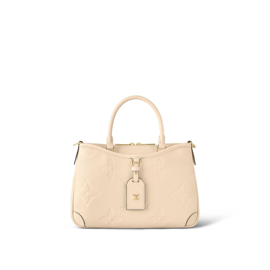 Women Louis Vuitton Leather Bags | Trianon Pm Cream