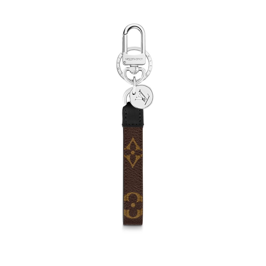 Men Louis Vuitton Key Holders And Bag Charms | Monogram Slim Dragonne Bag Charm And Key Holder