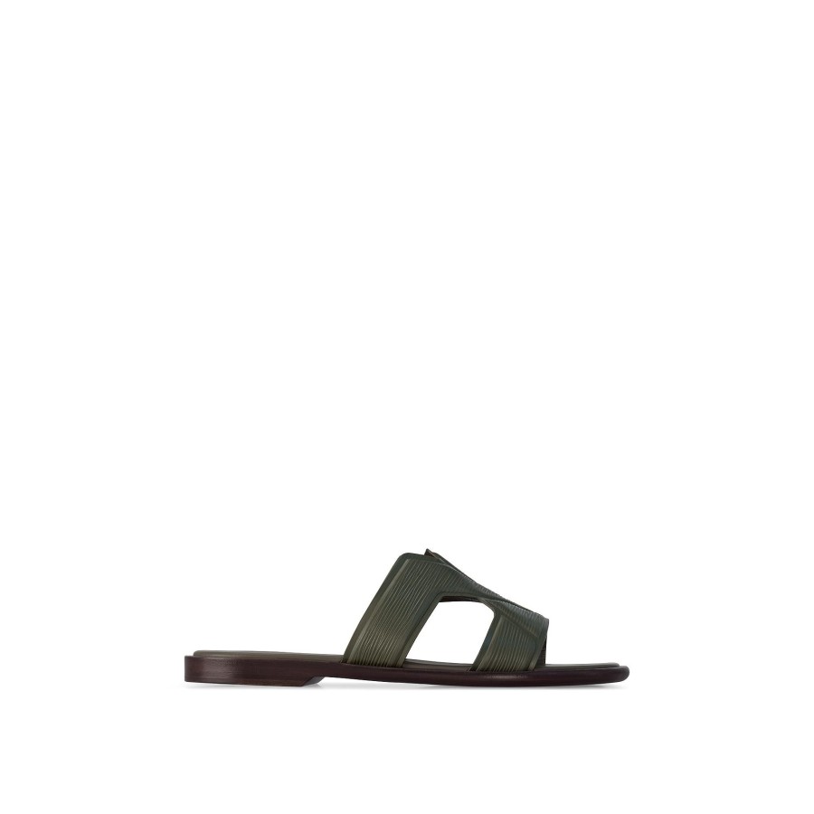 Men Louis Vuitton Sandals | Lv Oasis Mule Khaki