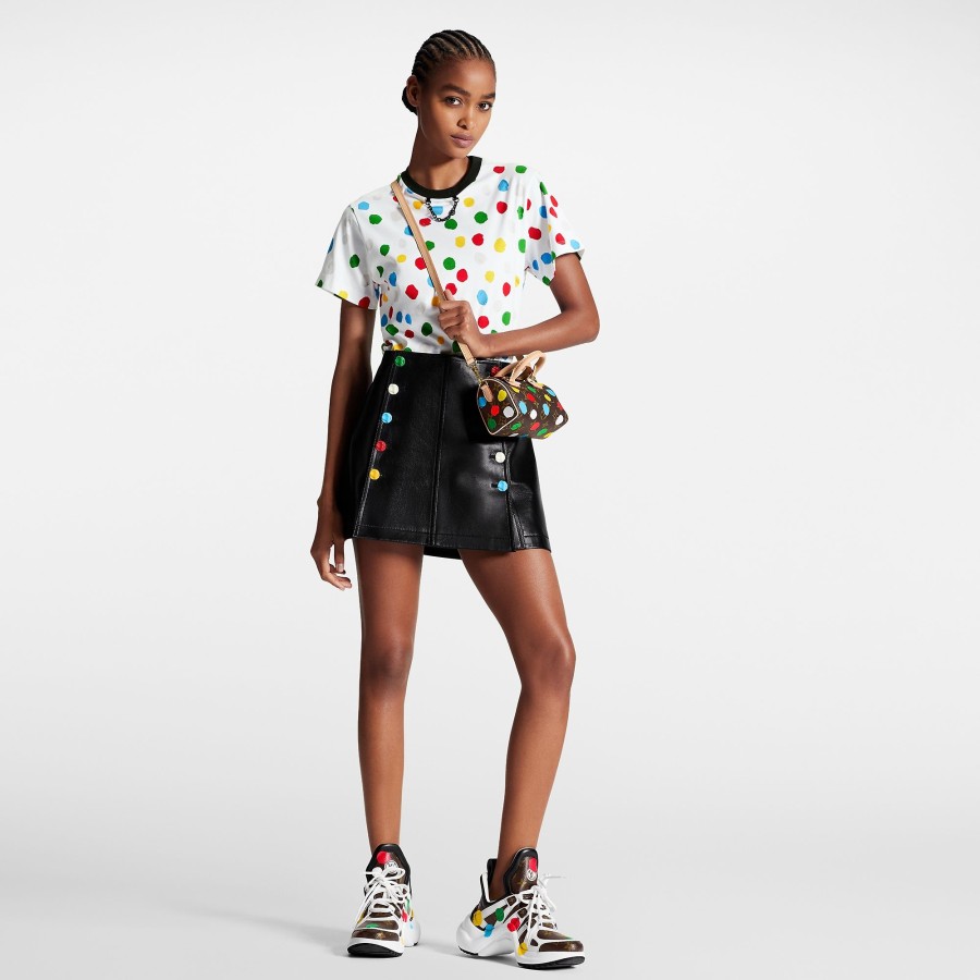 Women Louis Vuitton Tops | Lv X Yk Painted Dots T-Shirt