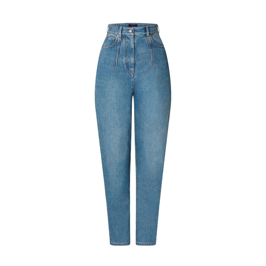 Women Louis Vuitton Denim | Denim Carrot Pants