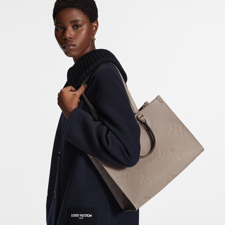 Women Louis Vuitton Totes | Onthego Mm Turtledove