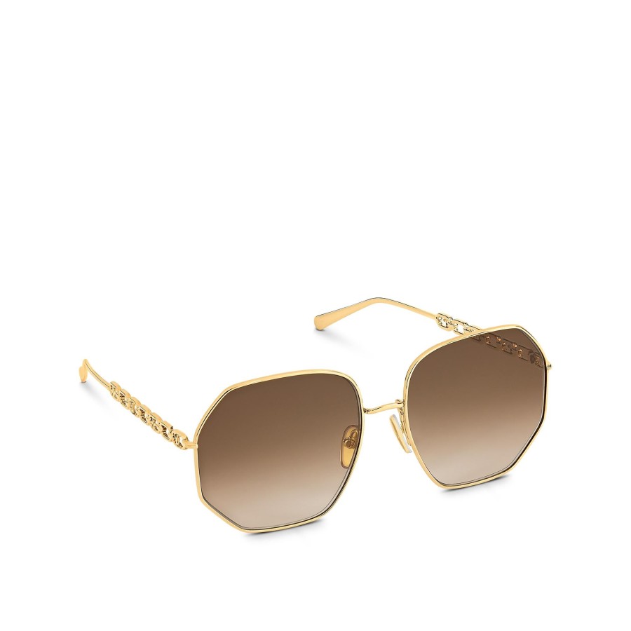 Women Louis Vuitton Sunglasses | My Lv Chain Round Sunglasses