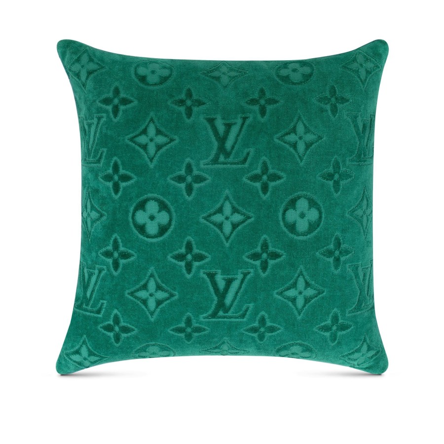 Men Louis Vuitton Home Textile | Lvacation Beach Cushion Green