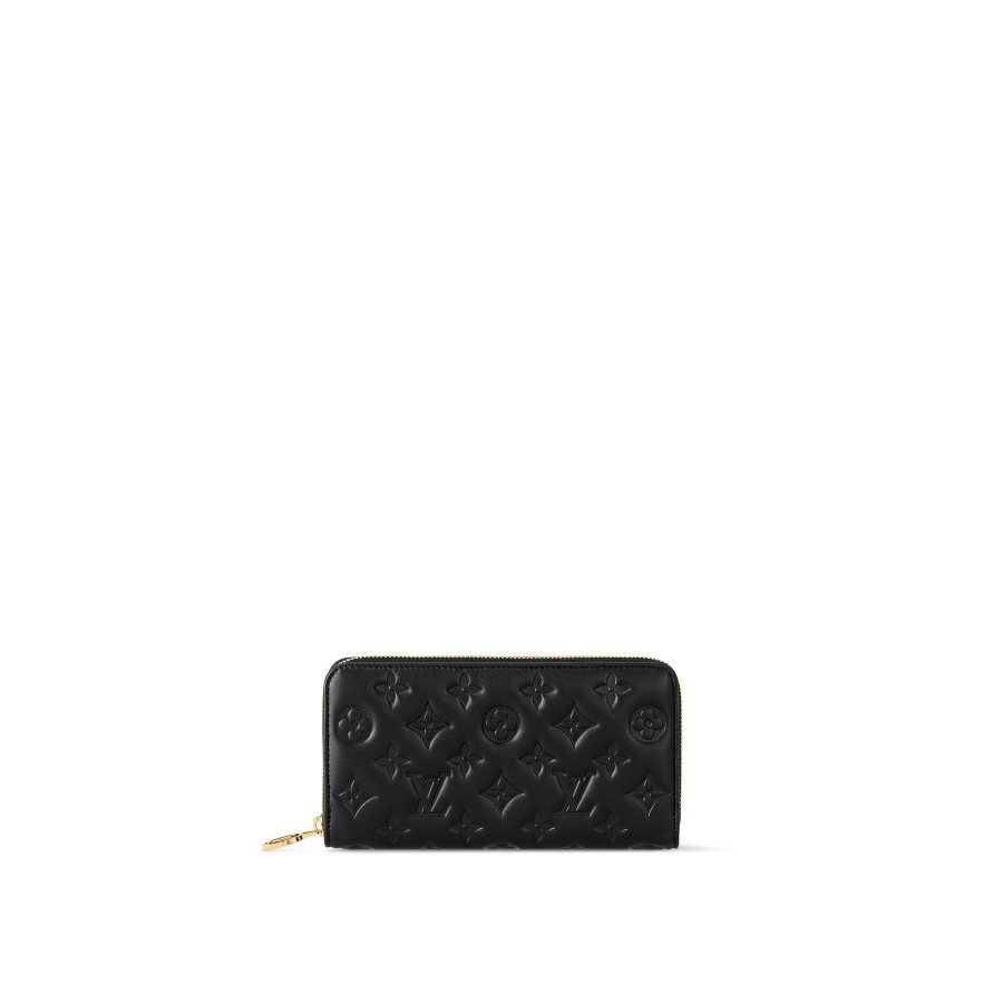 Women Louis Vuitton Long Wallets | Zippy Wallet Black