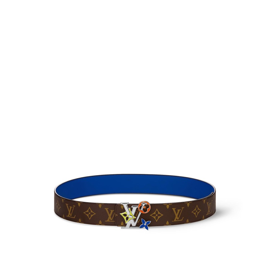 Men Louis Vuitton Belts | Lv Blossom 40Mm Reversible Belt