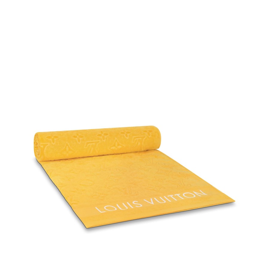 Women Louis Vuitton Home Textiles | Lvacation Beach Towel Yellow