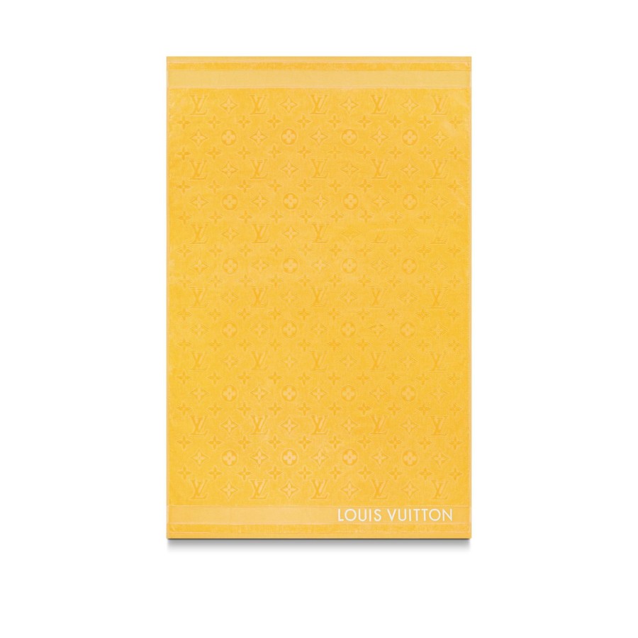 Women Louis Vuitton Home Textiles | Lvacation Beach Towel Yellow