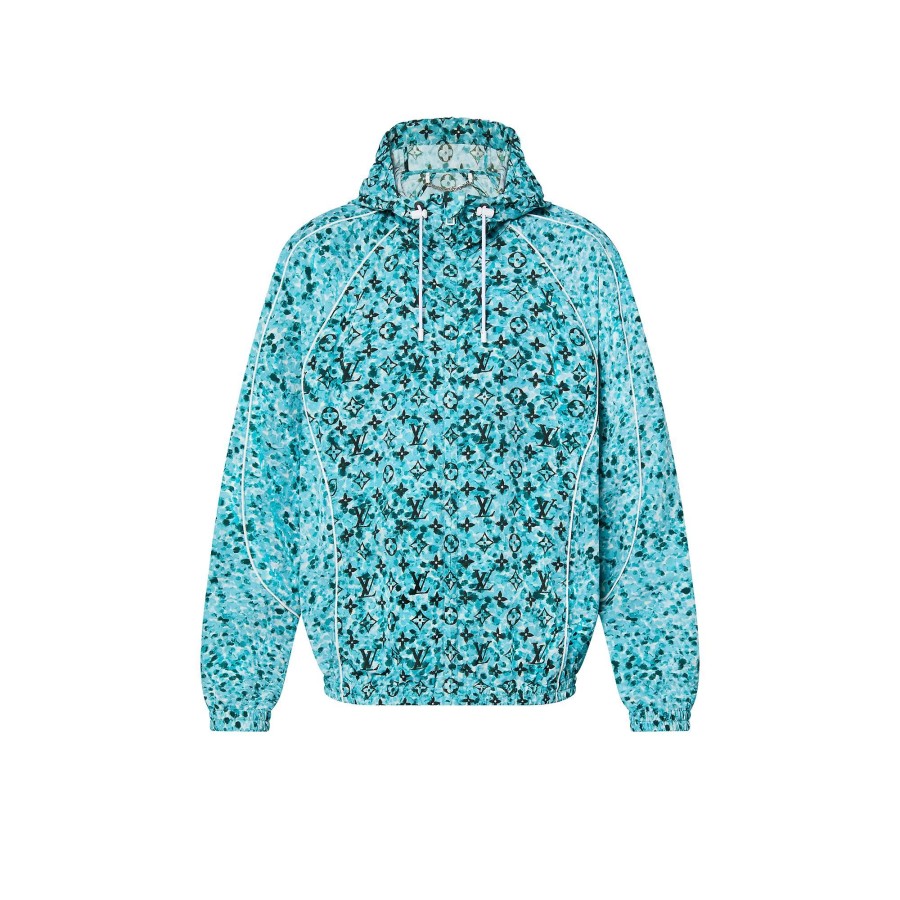 Men Louis Vuitton Coats And Outerwear | Printed Nylon Windbreaker