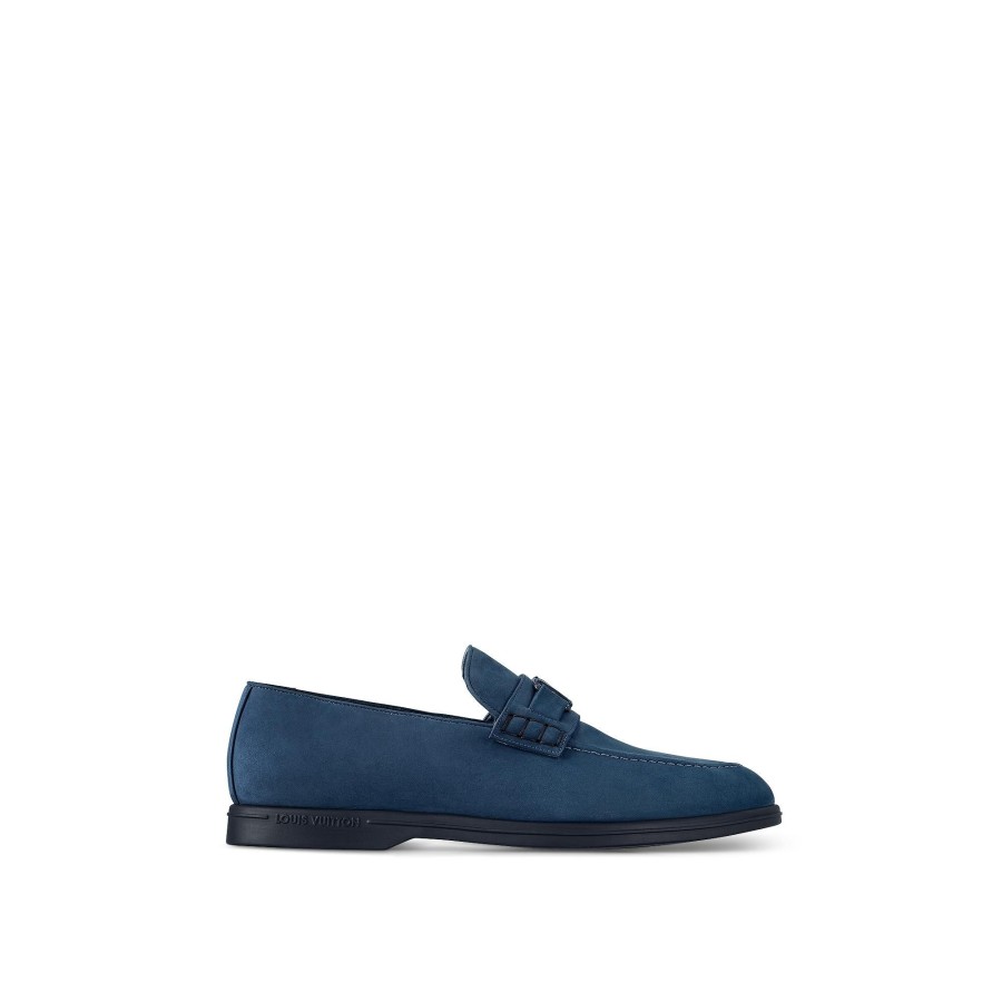 Men Louis Vuitton Loafers And Moccasins | Estate Loafer Marine