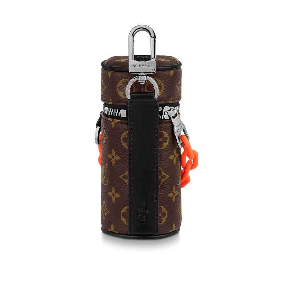 Men Louis Vuitton Key Holders And Bag Charms | Monogram Barrel Pouch Bag Charm