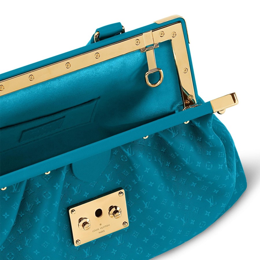 Women Louis Vuitton Shoulder And Cross Body Bags | Monogram Clutch Blue