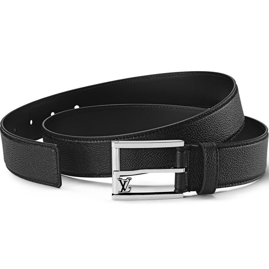 Men Louis Vuitton Belts | Saint Germain 35Mm Belt Silver