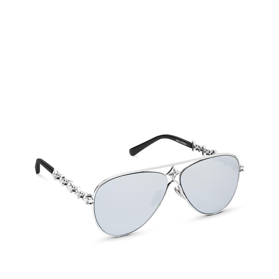 Women Louis Vuitton Sunglasses | My Flower Chain Pilot Sunglasses