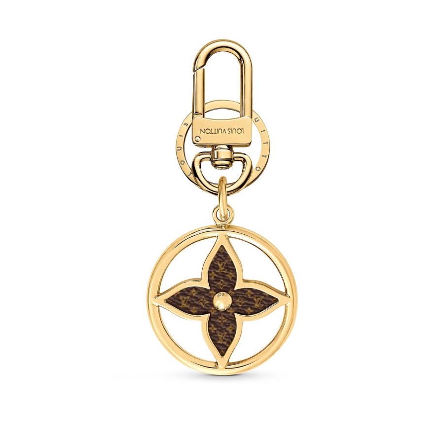 Women Louis Vuitton Key Holders And Bag Charms | Puzzle Flower Monogram Keyring