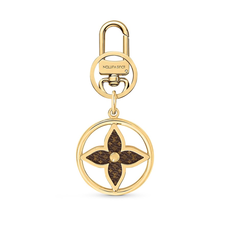 Women Louis Vuitton Key Holders And Bag Charms | Puzzle Flower Monogram Keyring