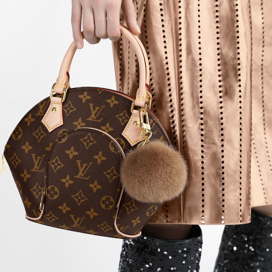 Women Louis Vuitton Key Holders And Bag Charms | Lovely Fur Key Holder