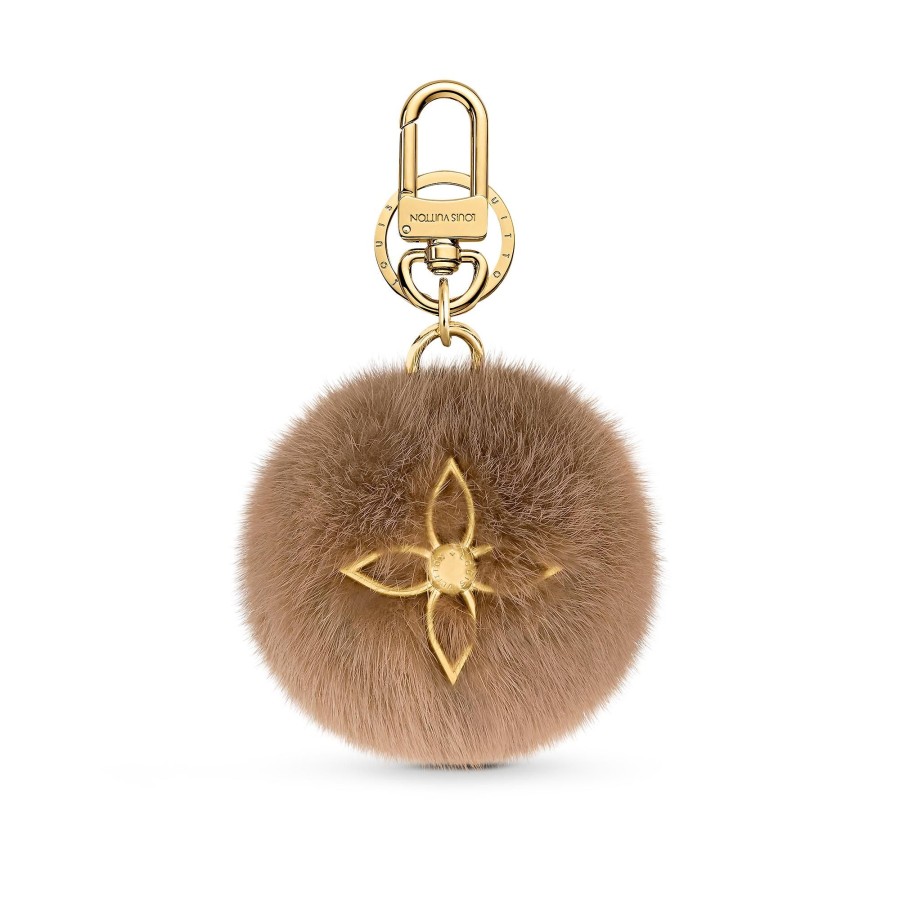 Women Louis Vuitton Key Holders And Bag Charms | Lovely Fur Key Holder