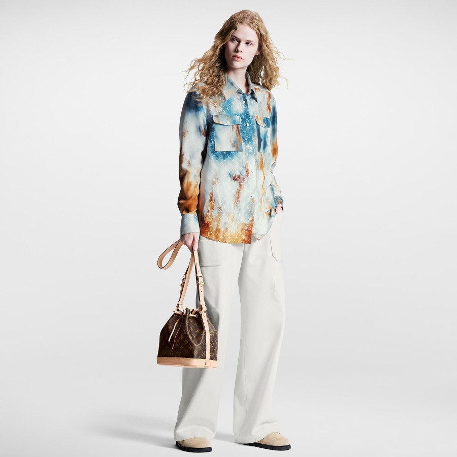 Women Louis Vuitton Tops | Tie Dye Monogram Shirt