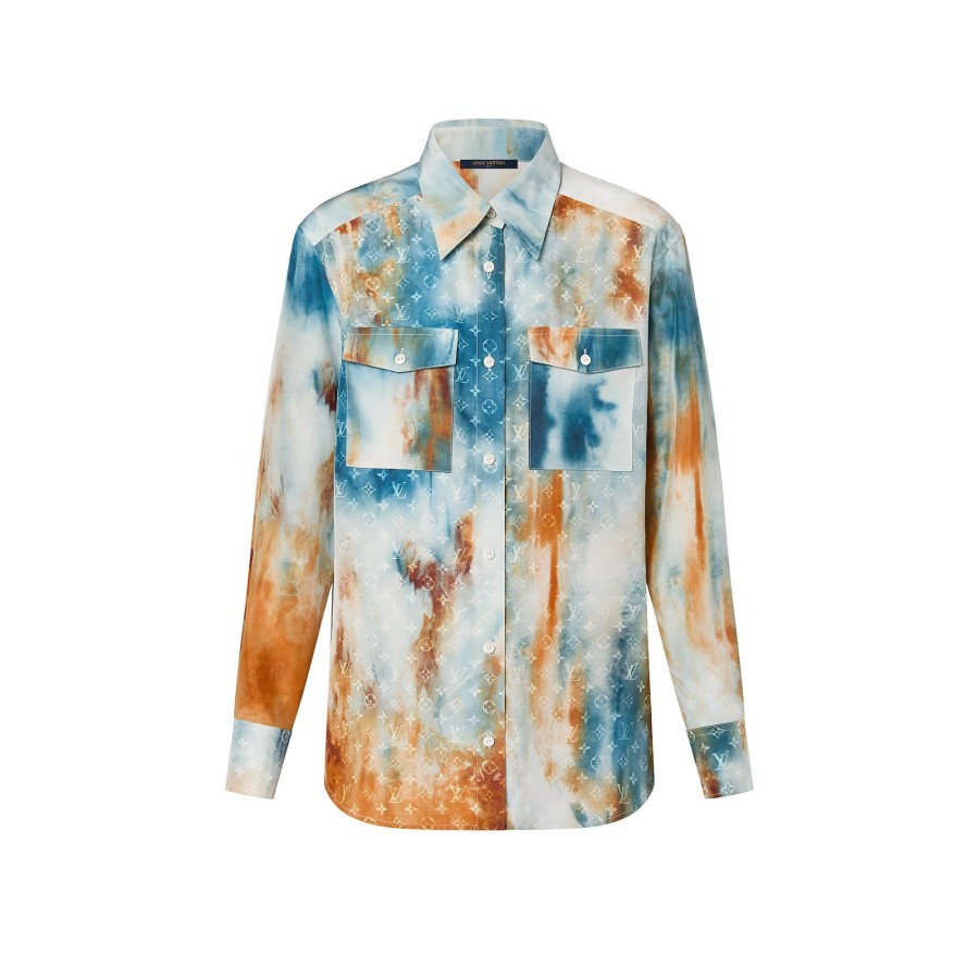 Women Louis Vuitton Tops | Tie Dye Monogram Shirt