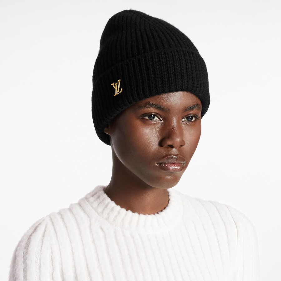 Women Louis Vuitton Hats And Gloves | Lv Spark Beanie Black