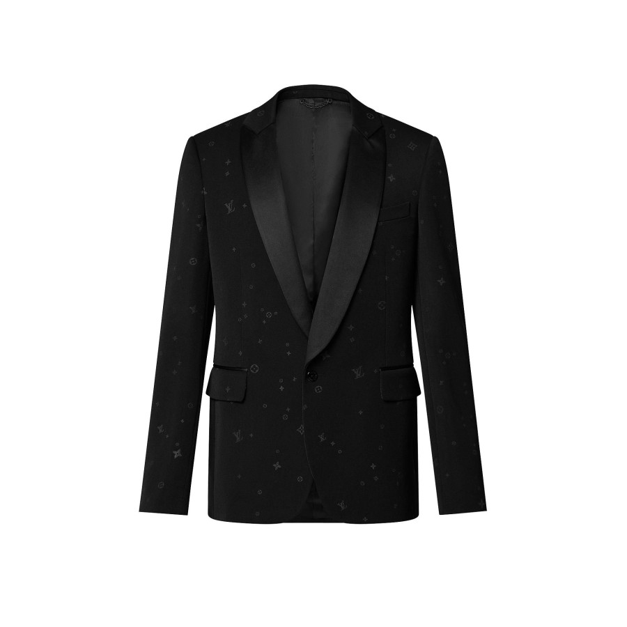 Men Louis Vuitton Blazers And Jackets | Single-Breasted Wool Tuxedo Jacket