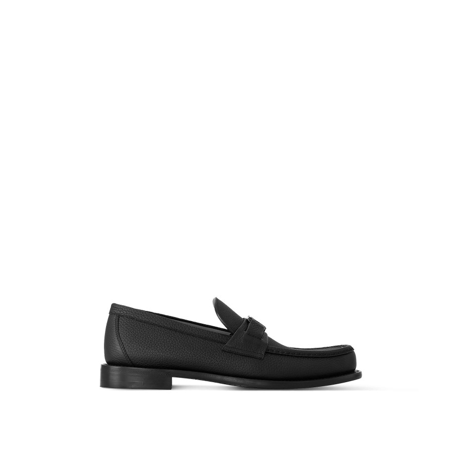 Men Louis Vuitton Loafers And Moccasins | Major Loafer Black