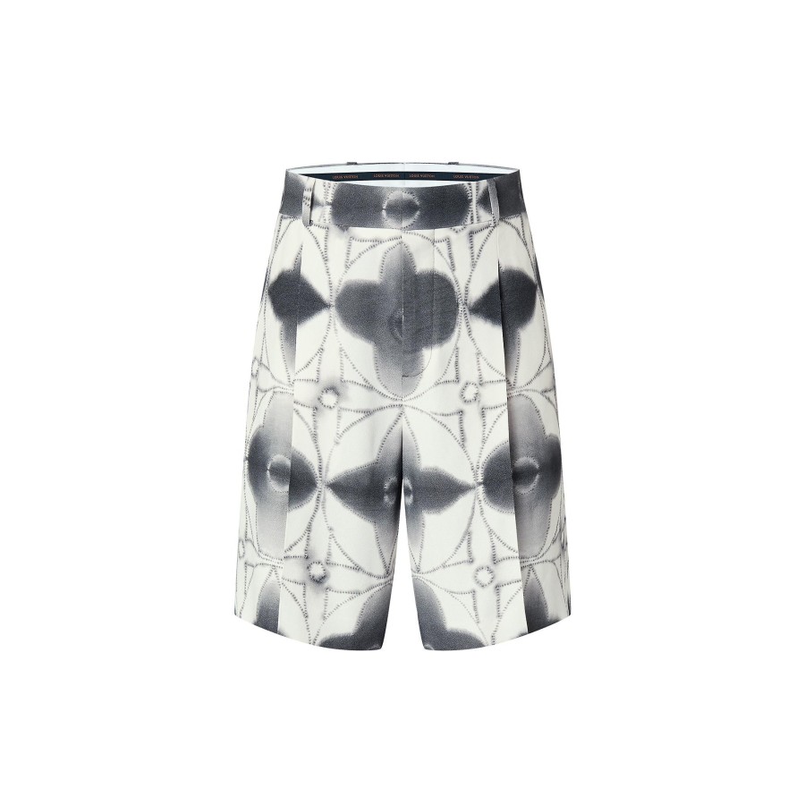 Men Louis Vuitton Pants | Monogram Shibori Tailored Shorts