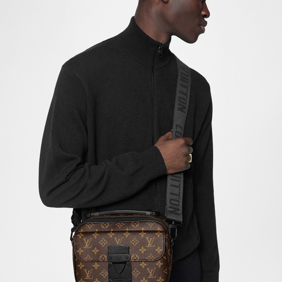 Men Louis Vuitton Iconic Monogram Bags | S Lock Messenger