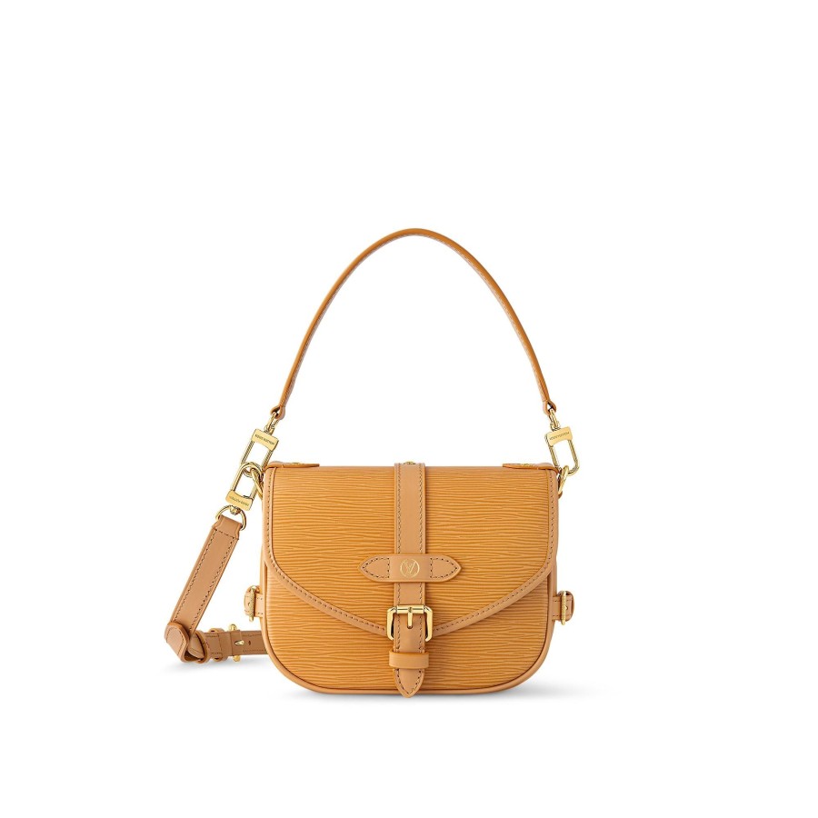 Women Louis Vuitton Leather Bags | Saumur Bb Saffron