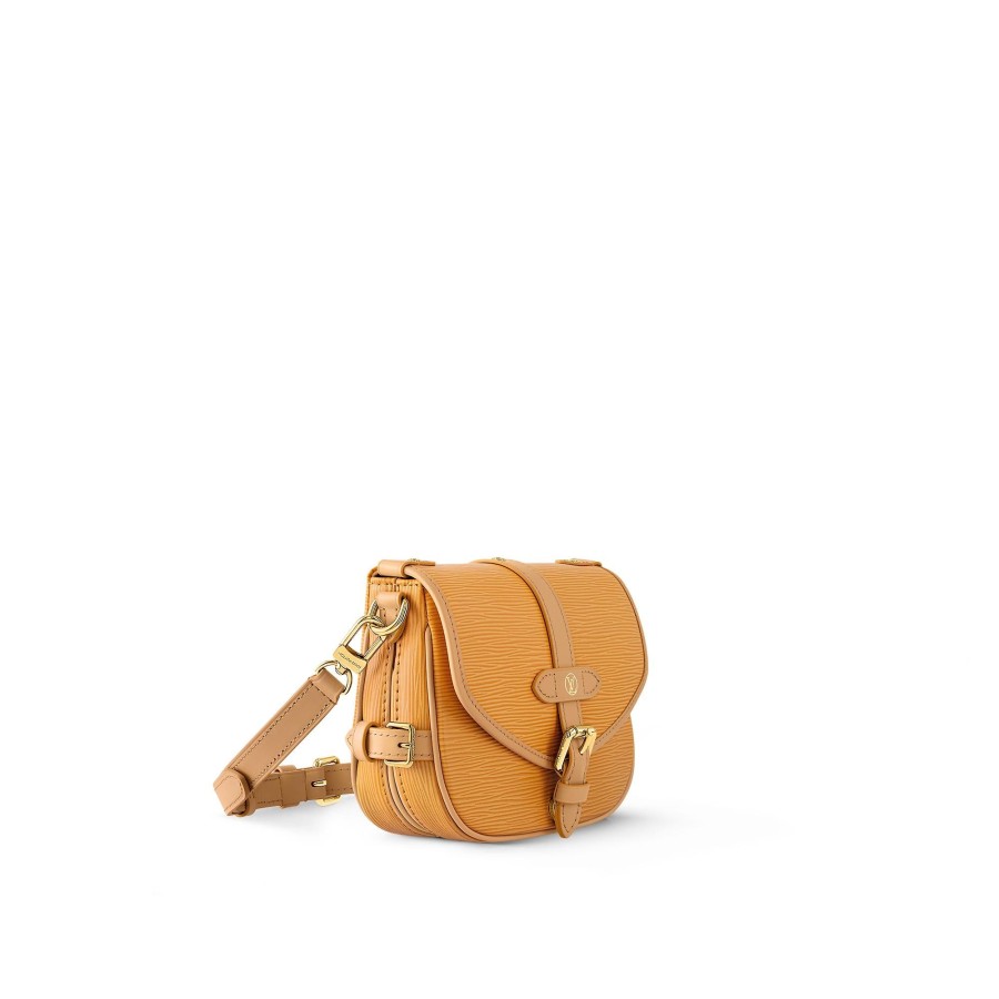 Women Louis Vuitton Leather Bags | Saumur Bb Saffron