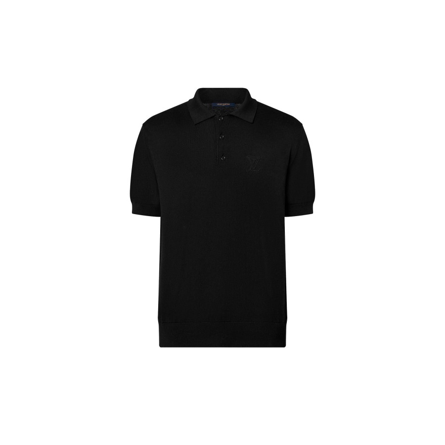 Men Louis Vuitton Knitwear And Sweatshirts | Cashmere And Cotton Blend Short-Sleeved Polo