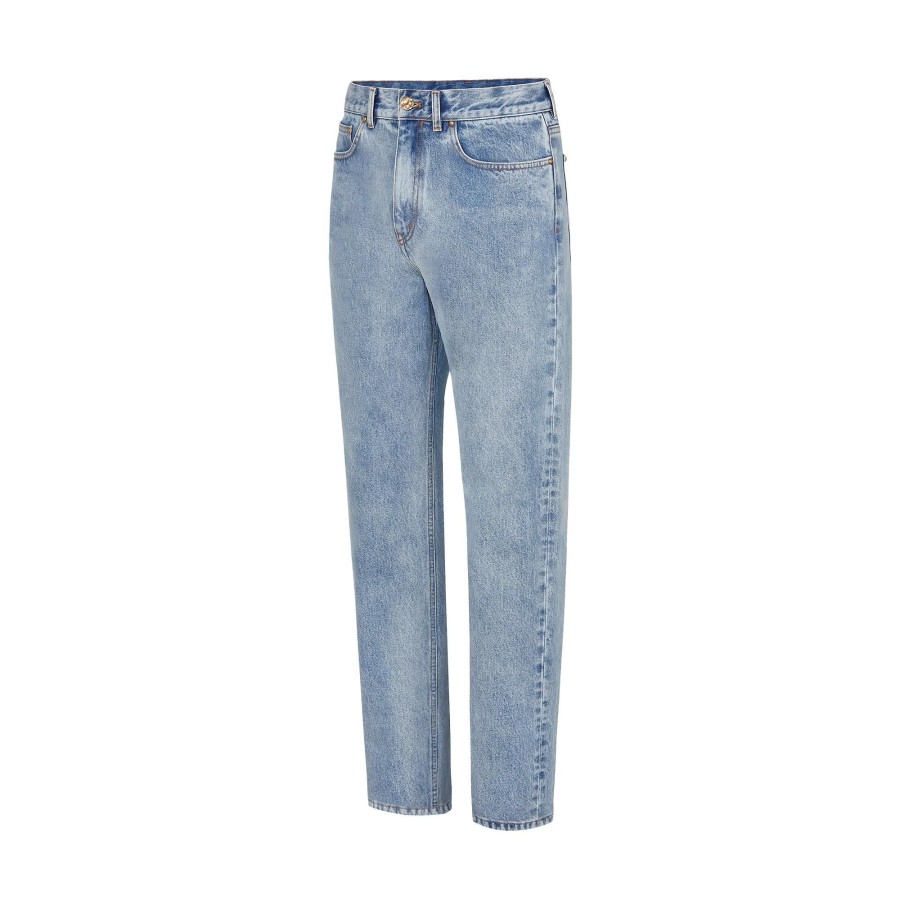 Men Louis Vuitton Pants | Washed Regular Jeans