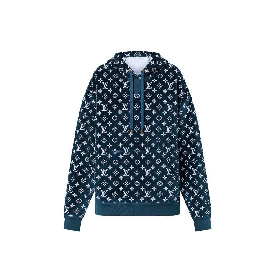 Women Louis Vuitton Knitwear | Monogram Toweling Hoodie