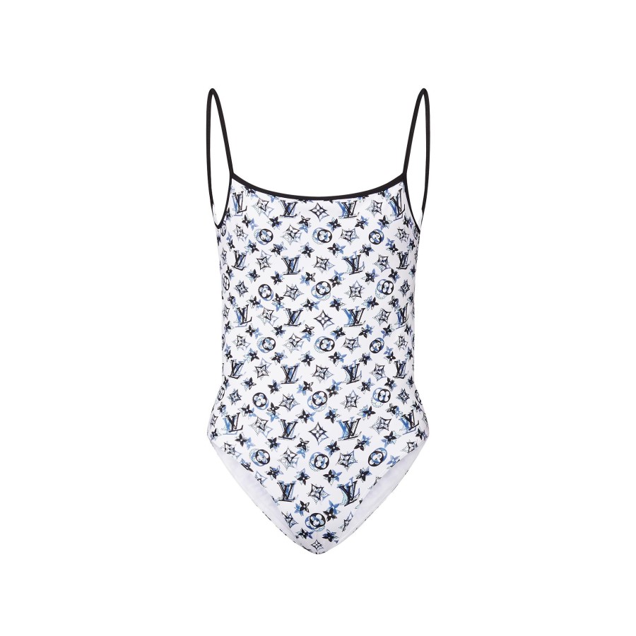 Women Louis Vuitton Swimwear | 3D Mahina Monogram One-Piece Swimsuit